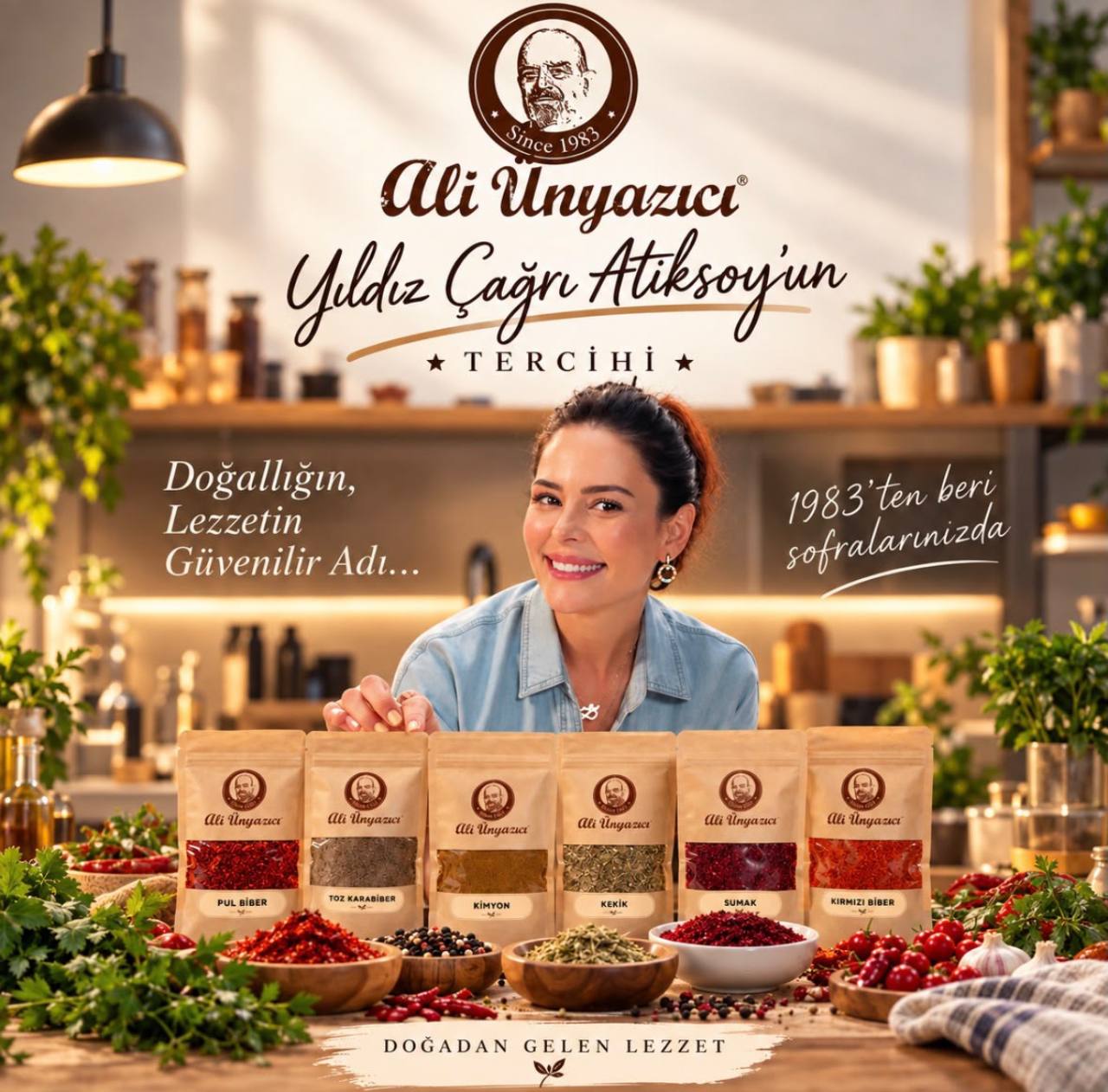 Yıldız Çağrı Atiksoy ile Ali Ünyazıcı reklam görseli