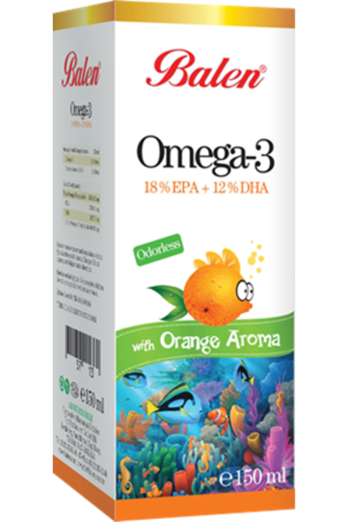 BALEN OMEGA 3 PORTAKAL AROMALI 100 ML
