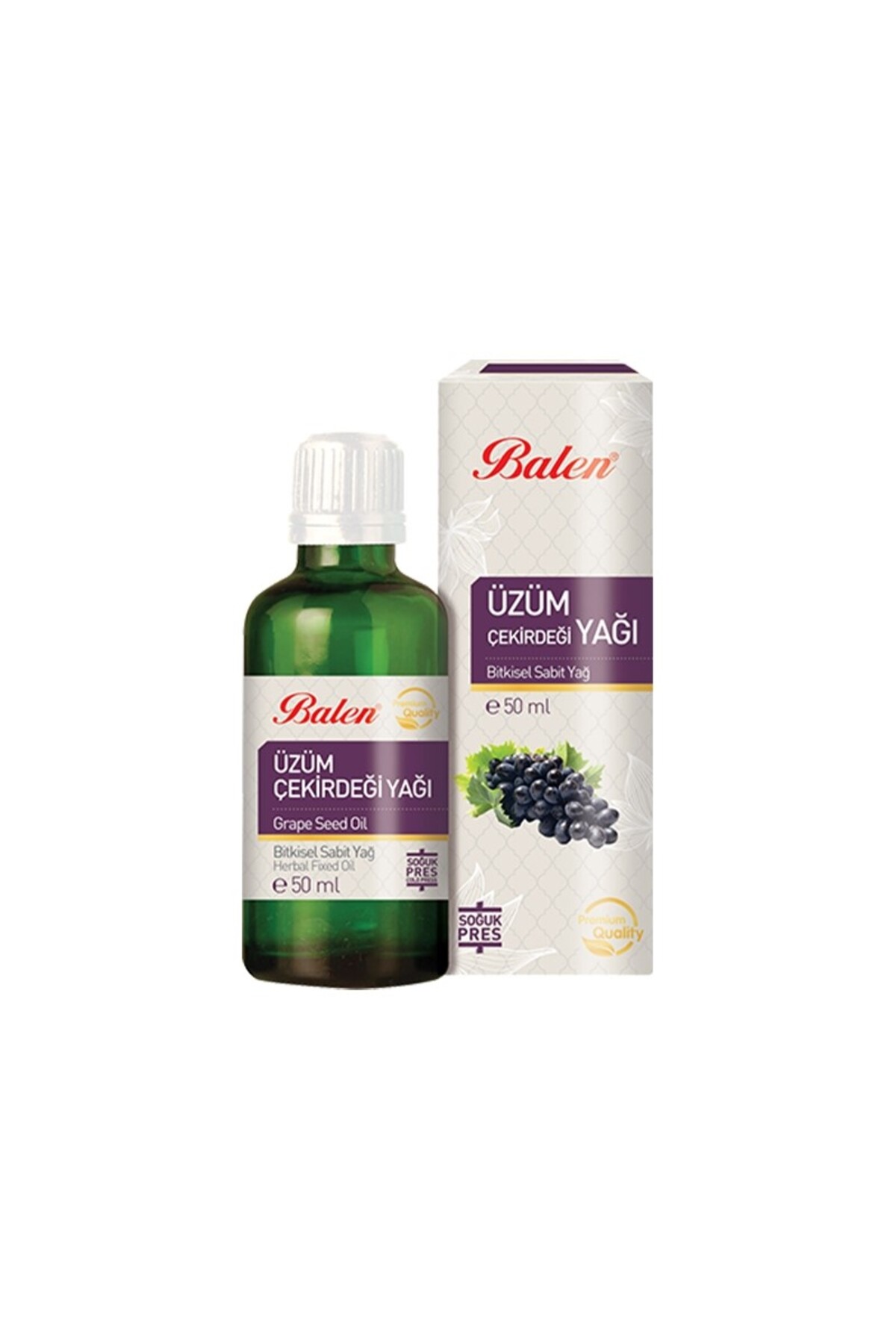 BALEN ÜZÜM ÇEKİRDEĞİ YAĞI 50 ML