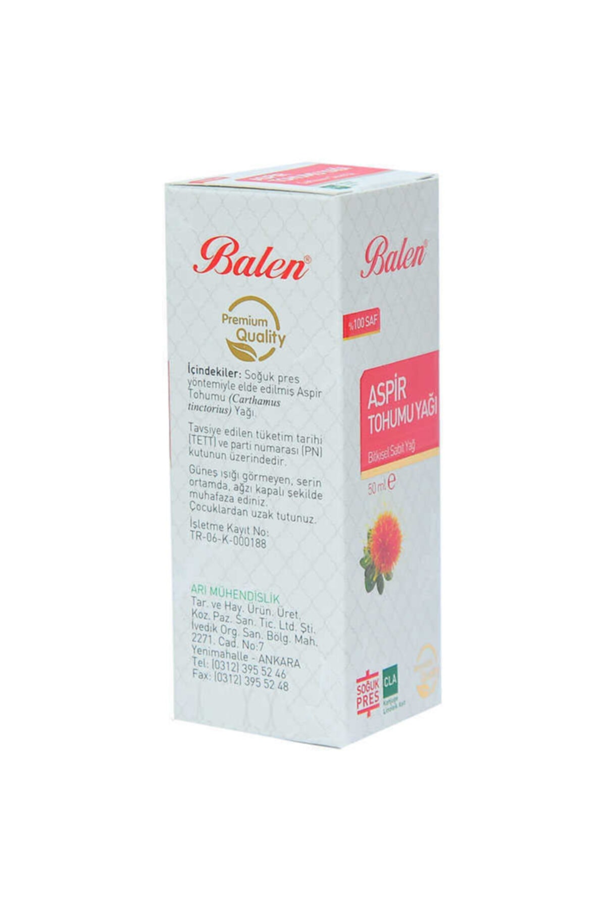 BALEN ASPİR TOHUMU YAĞI 50 ML