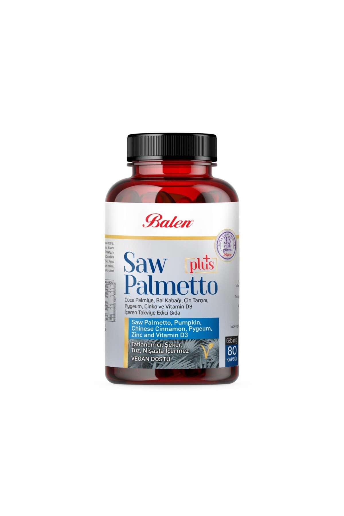BALEN SAW PALMETTO PLAS 80 KAPSÜL