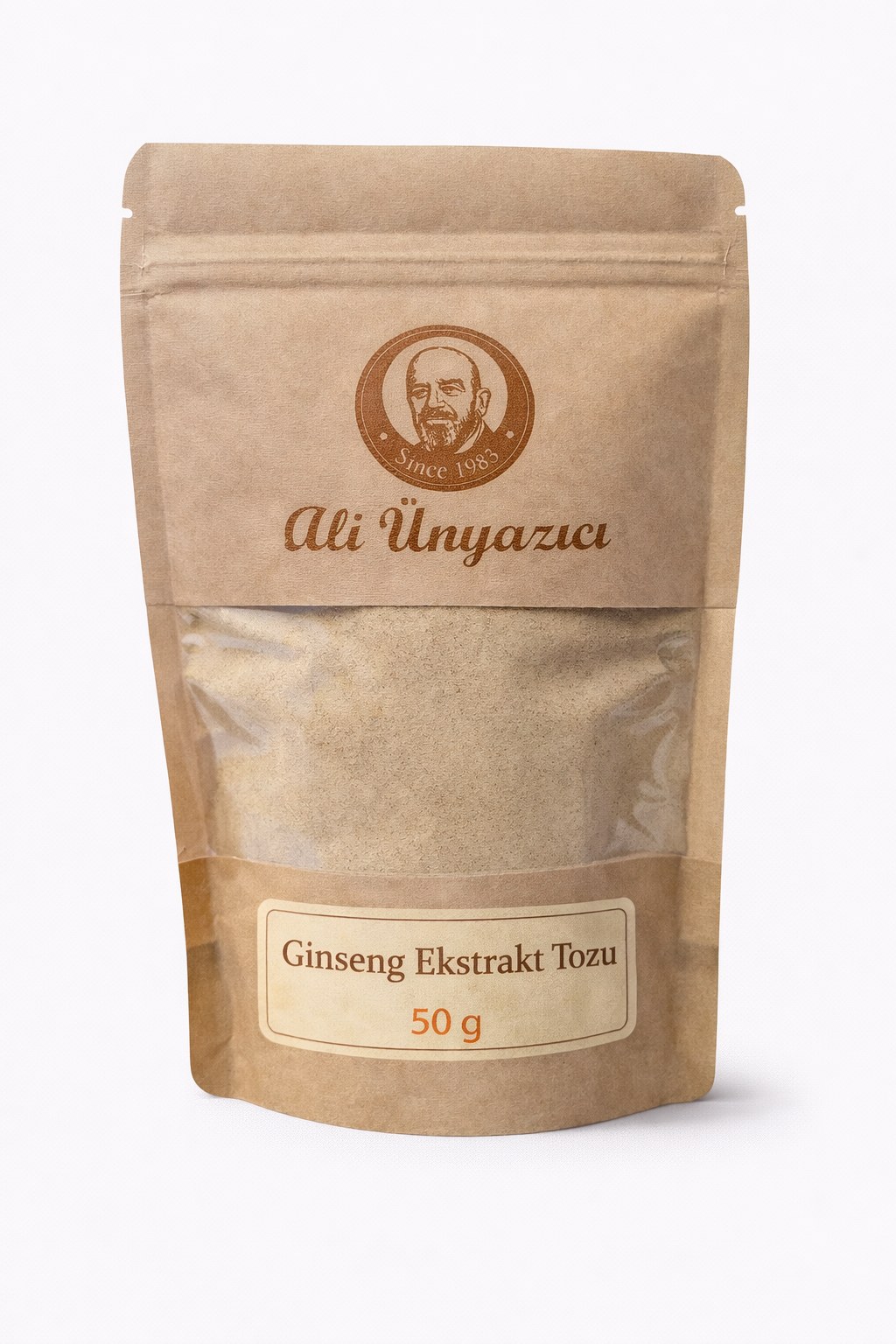 ALİ ÜNYAZICI GİNSENG EKSTRAKT TOZU 50 GR