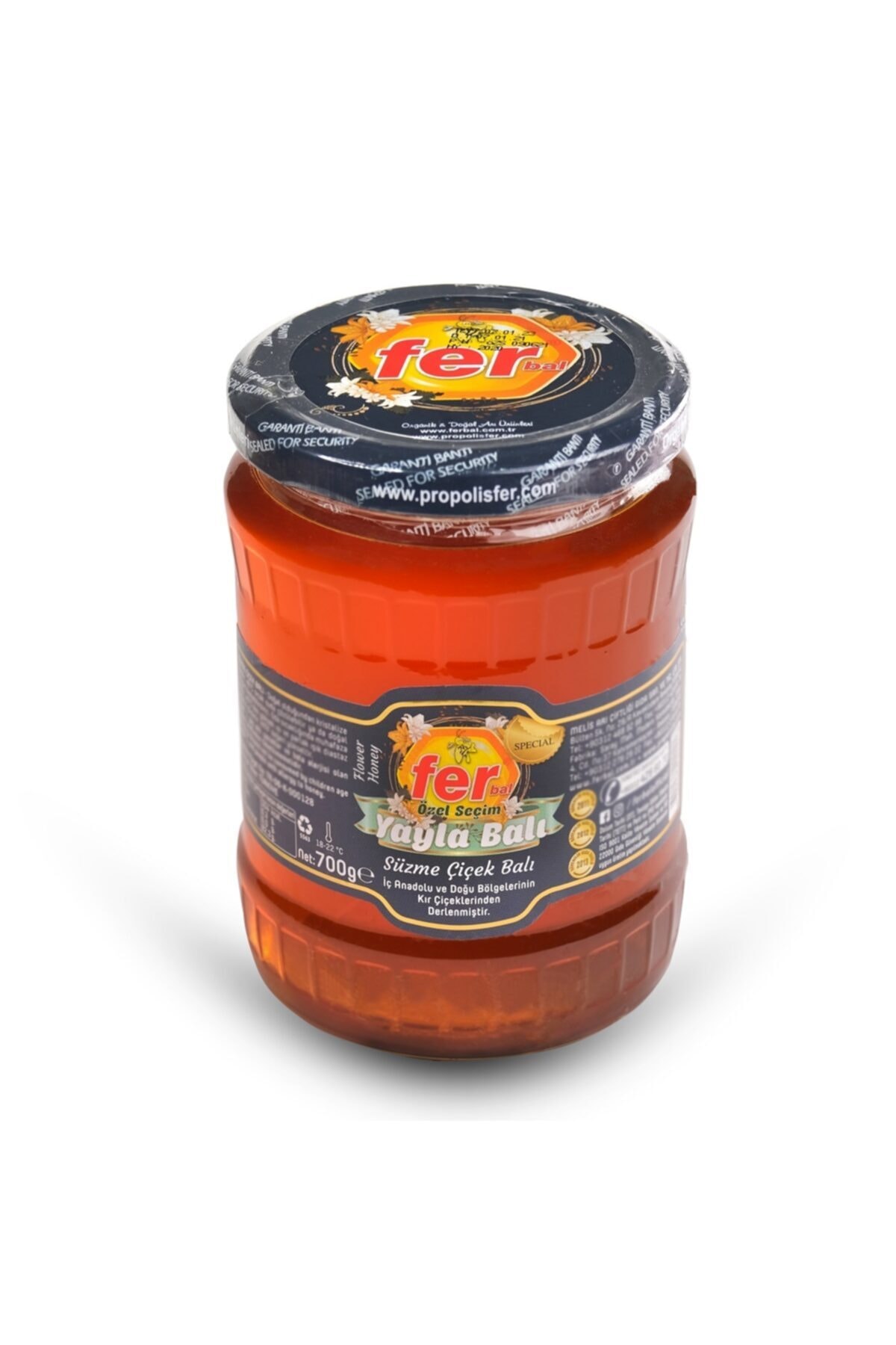FER ÖZEL SEÇİM YAYLA SÜZME ÇİÇEK BALI 700 GR