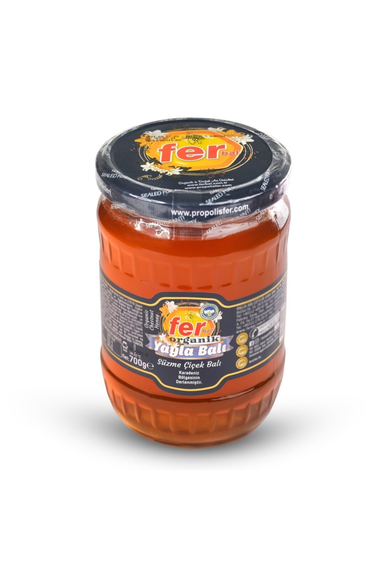 FER ORGANİK YAYLA SÜZME ÇİÇEK BALI 700 GR