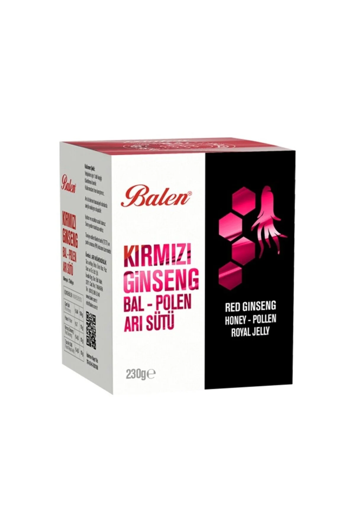 BALEN BAL POLEN GİNSENG KARIŞIMI 230 GR