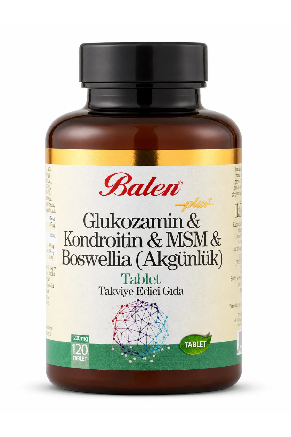 BALEN GLUKO&KOND&MSM&BOSWELİA 120 TABLET