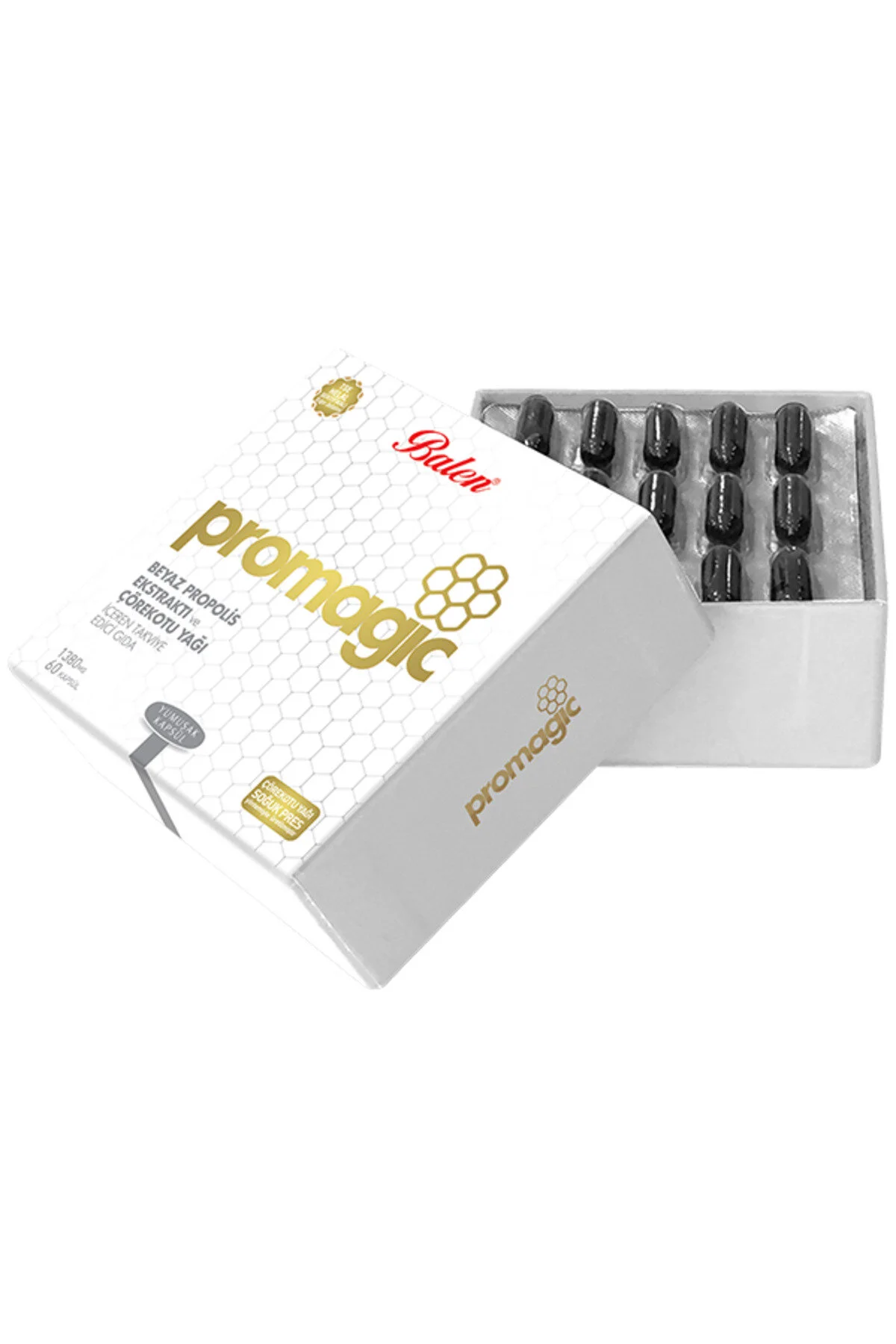 BALEN PROMAGİC BEYAZ PROP.& ÇÖREKOTU YAĞI 60 KAPSÜL