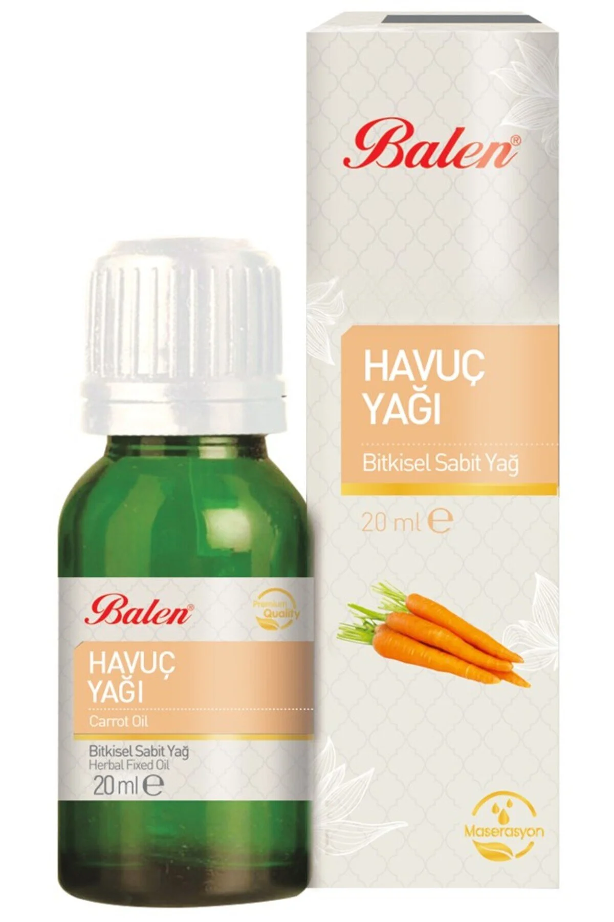 BALEN HAVUÇ TOHUMU YAĞI 20 ML
