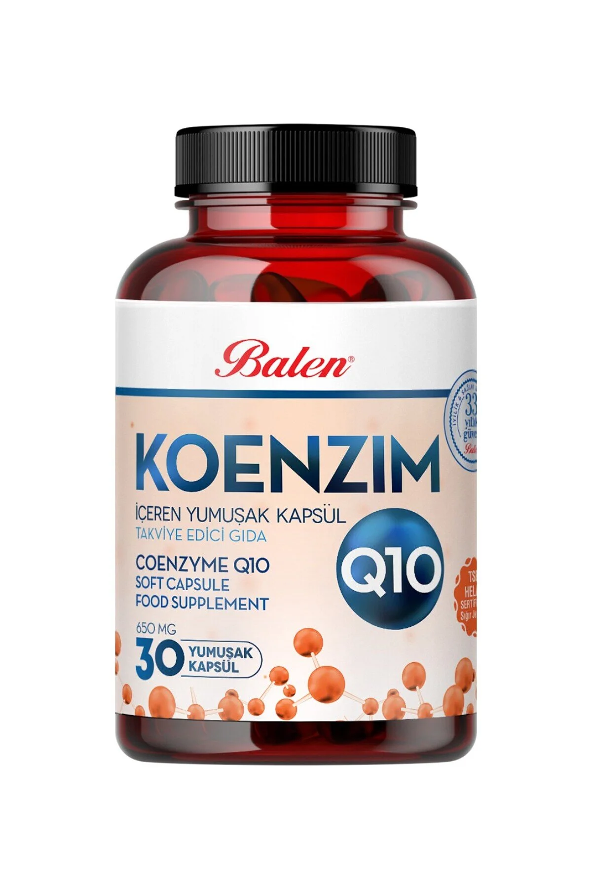 BALEN KOENZYME Q10 650 MG 30 SOFT KAPSÜL