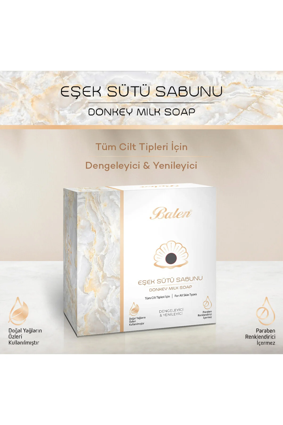 BALEN EŞEK SÜTÜ SABUNU 125 GR
