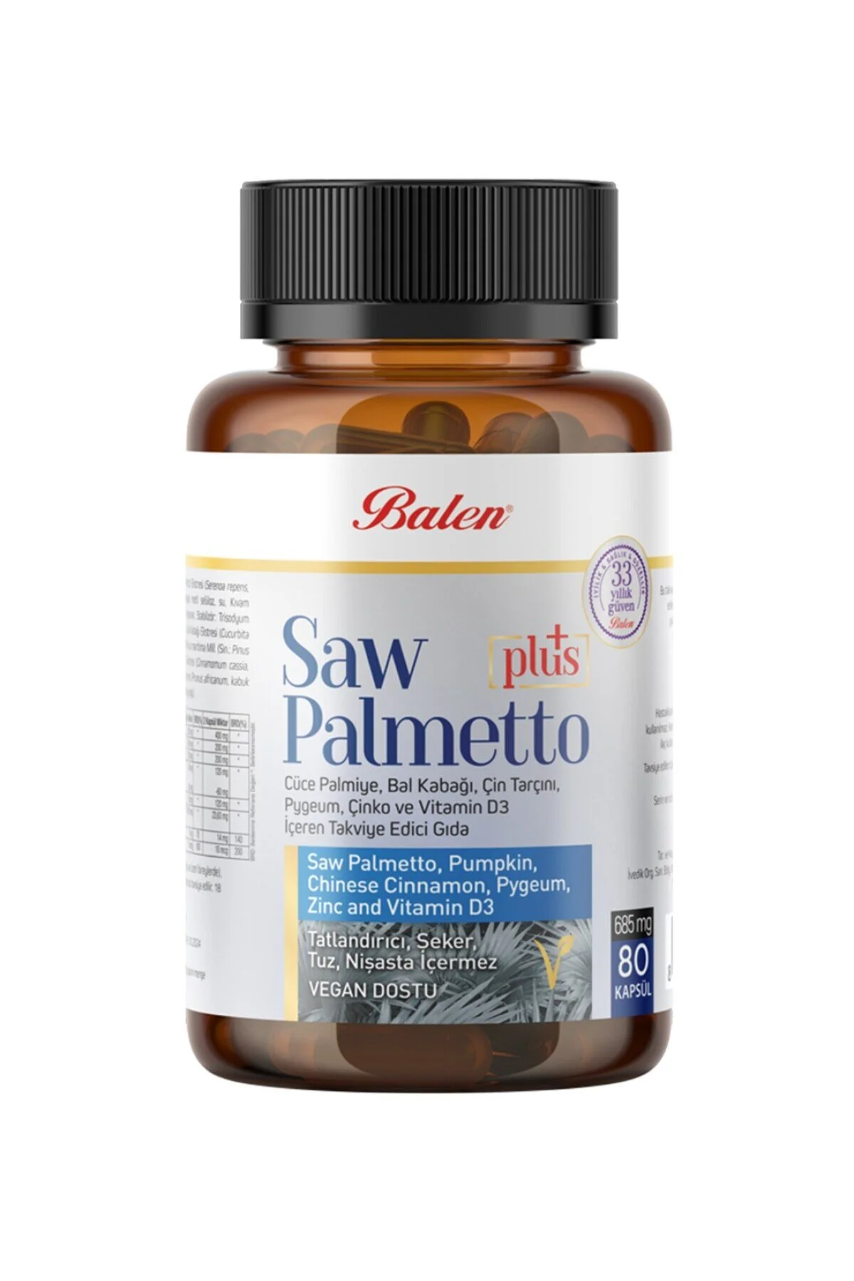 BALEN SAW PALMETTO PLAS 80 KAPSÜL