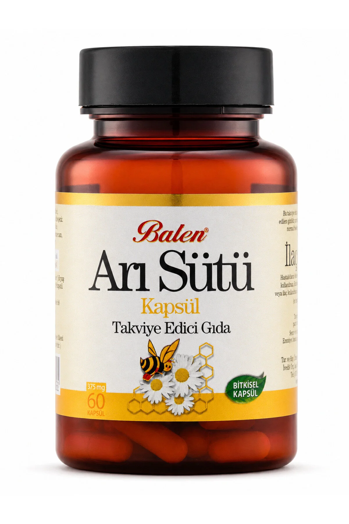 BALEN ARI SÜTÜ KAPSÜL 375MG 60ADET