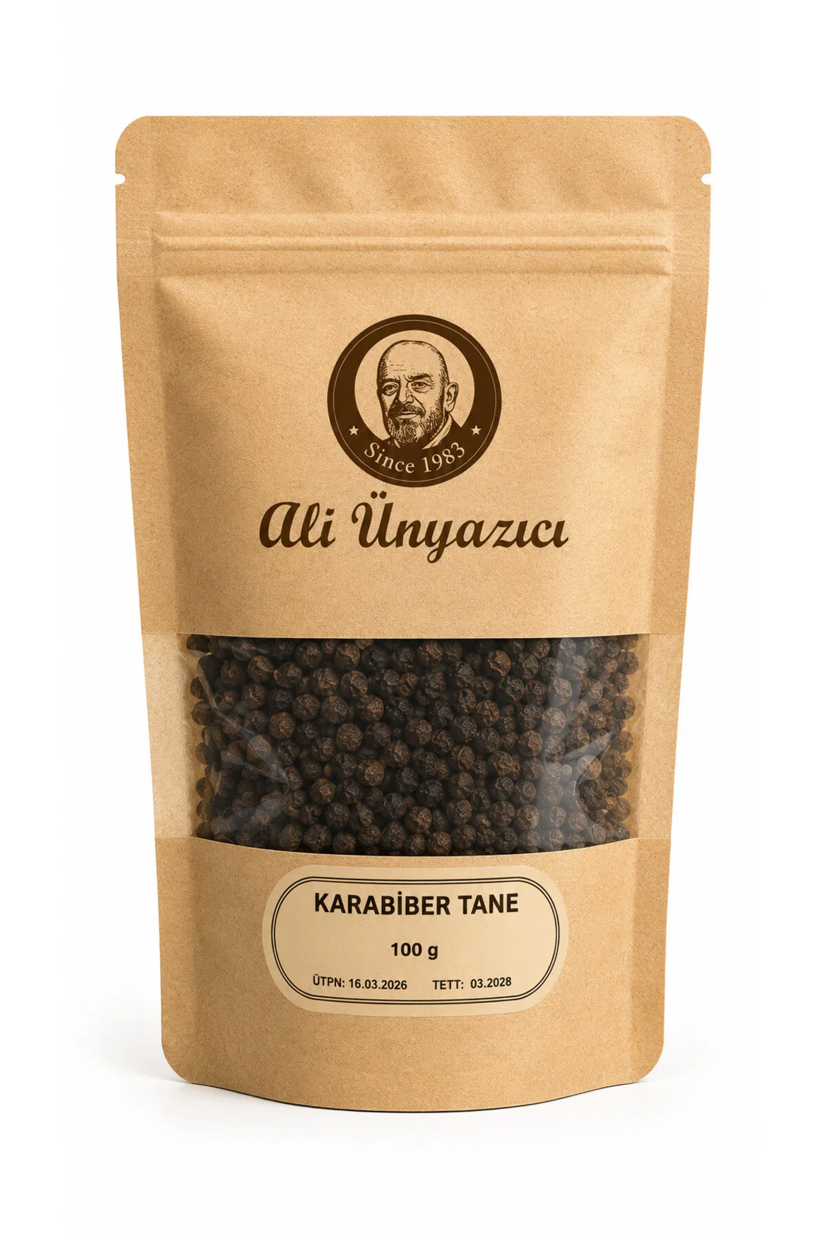 ALİ ÜNYAZICI KARABİBER TANE PAKET 100 GR