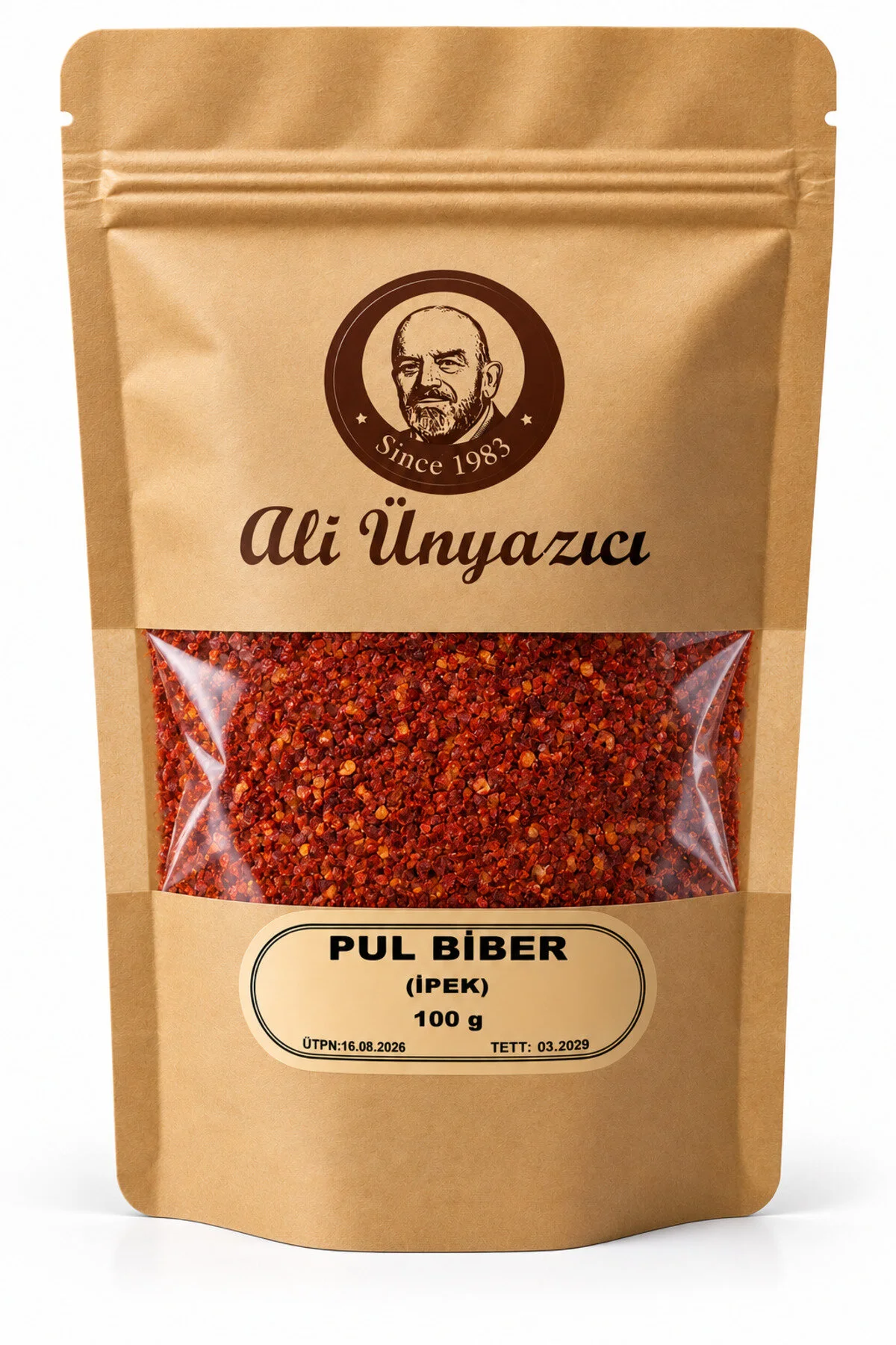 ALİ ÜNYAZICI PUL BİBER İPEK PAKET 100 GR