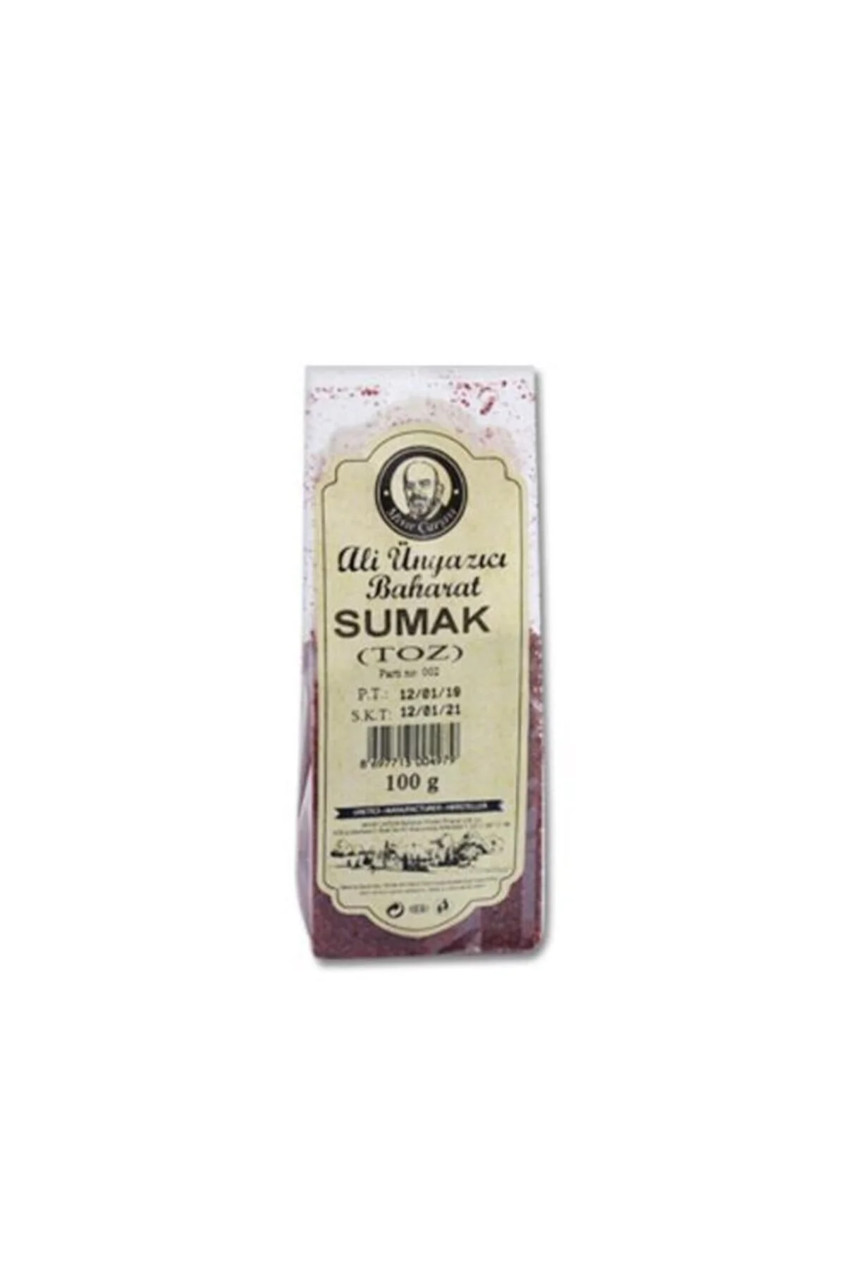 ALİ ÜNYAZICI SUMAK TOZ PAKET 100 GR