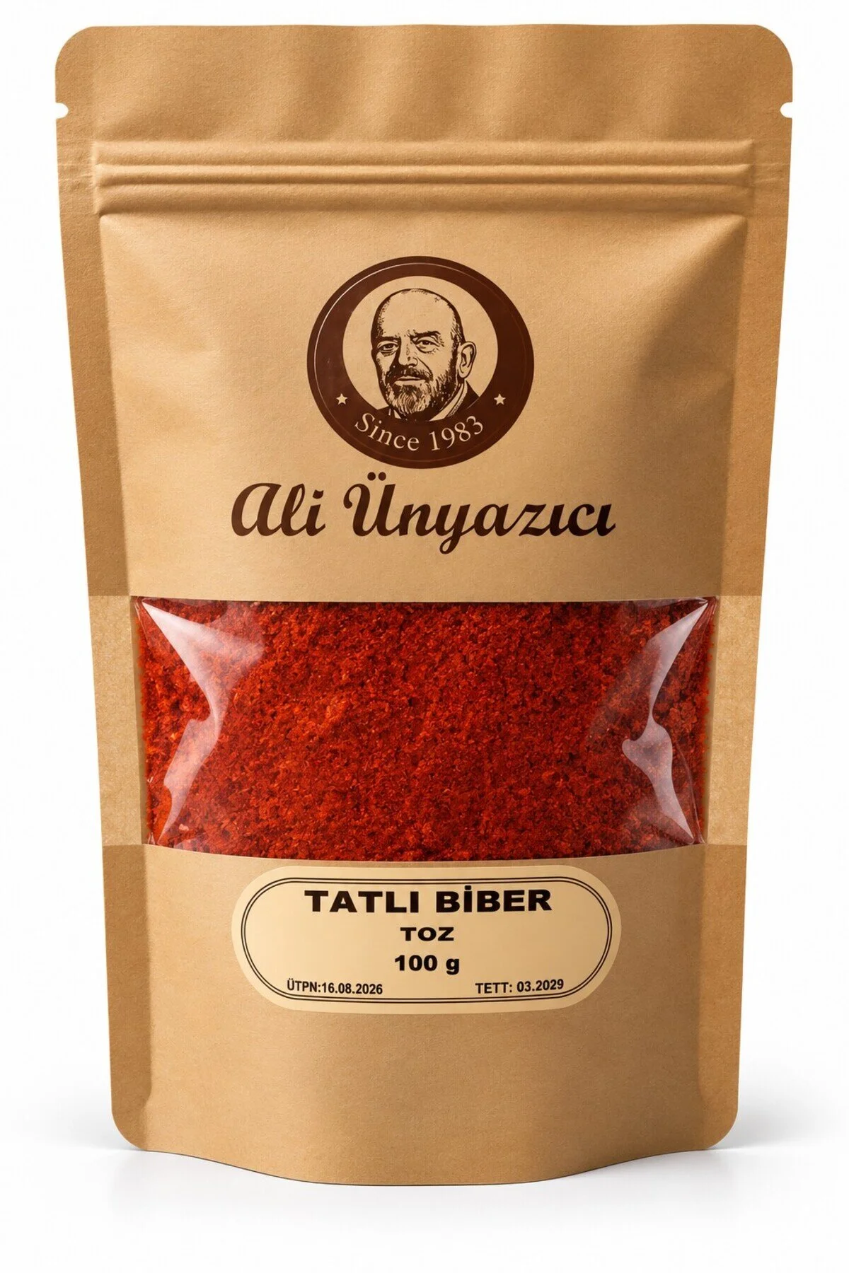 ALİ ÜNYAZICI TATLI TOZ BİBER PAKET 100 GR