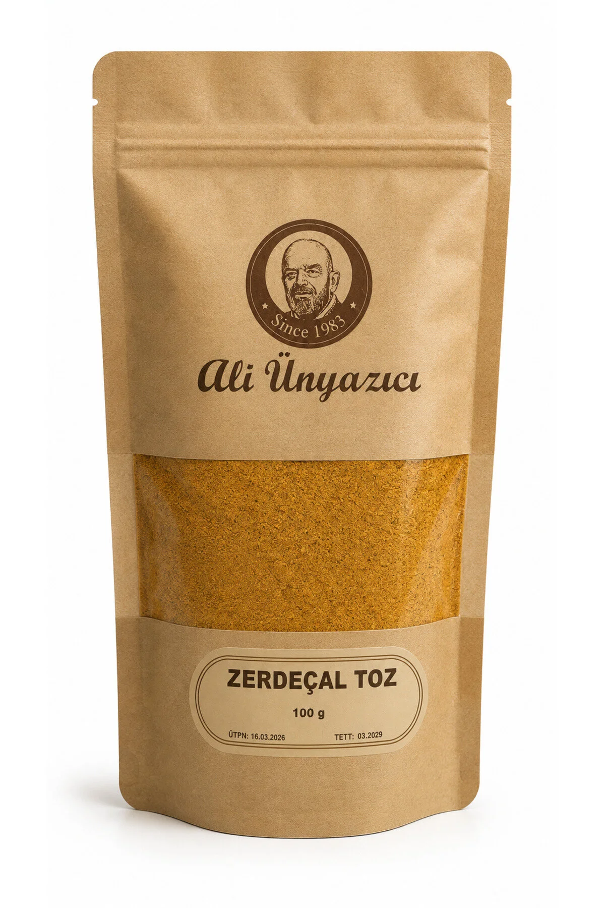 ALİ ÜNYAZICI ZERDEÇAL TOZ PAKET 100 GR