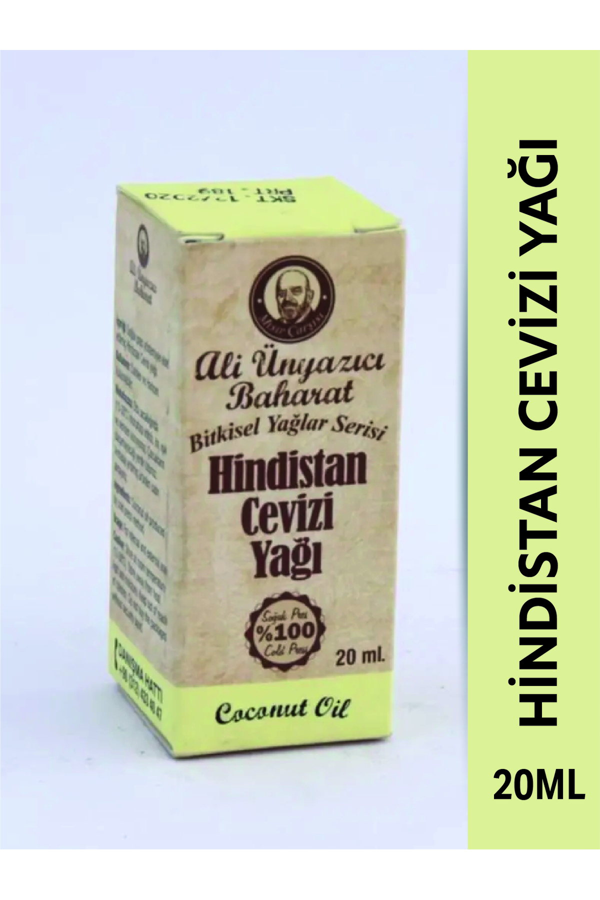 ALİ ÜNYAZICI HİNDİSTAN CEVİZİ YAĞI 20 CC